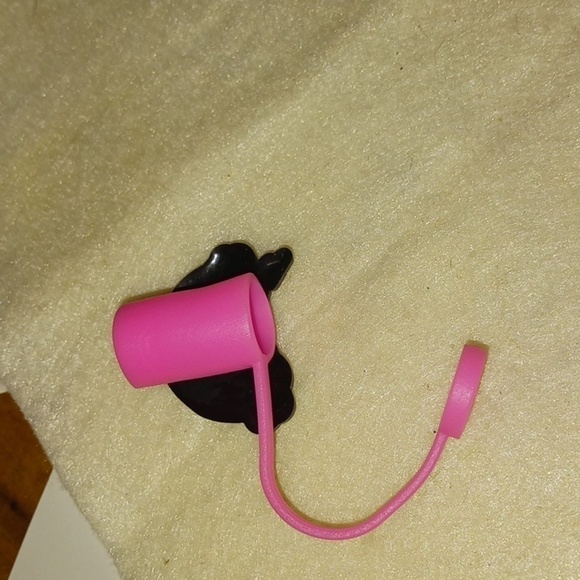 Silicone Reusable Straw Topper 10mm 0.4in - Picture 2 of 2